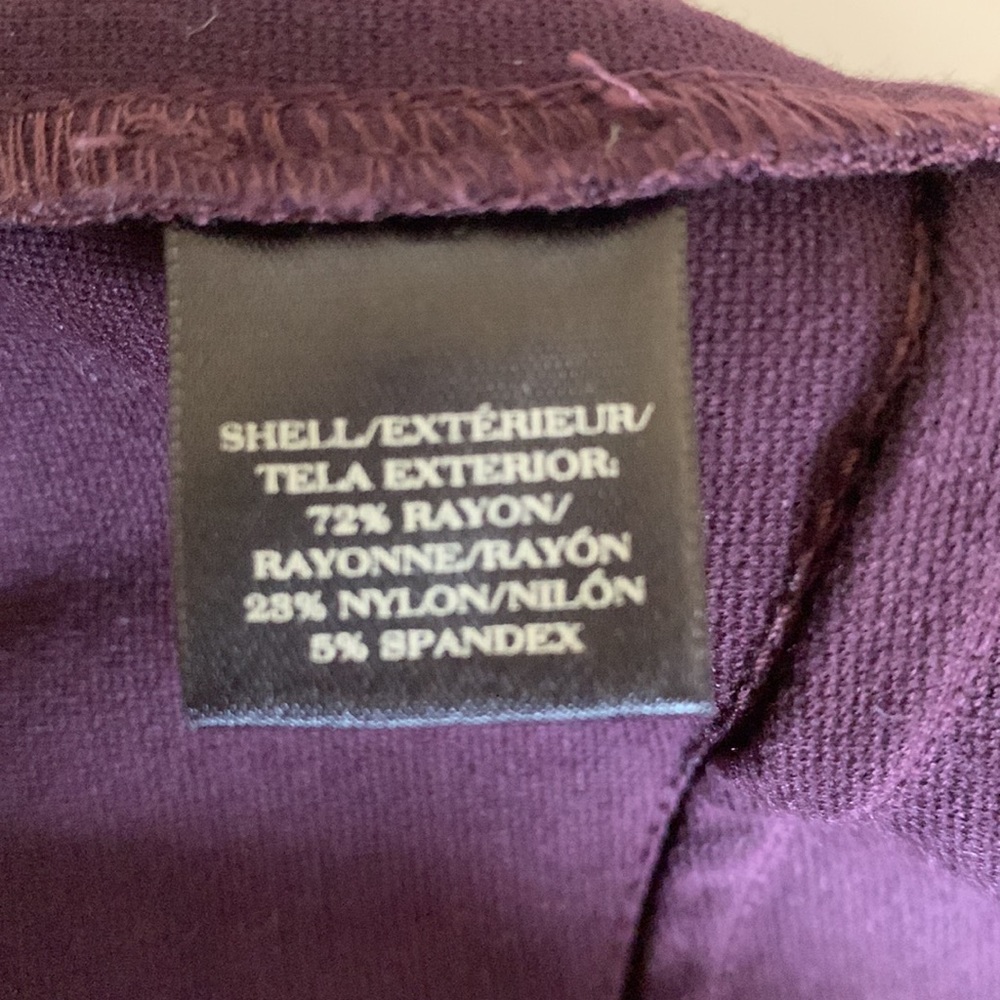 Ann Taylor Wine/Purple Pencil Skirt size 10 - Picture 7 of 7